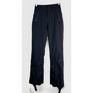 Spyder Women's 0 Black Elastic Waist Insulated Gore-Tex Ski Snowboarding Pants